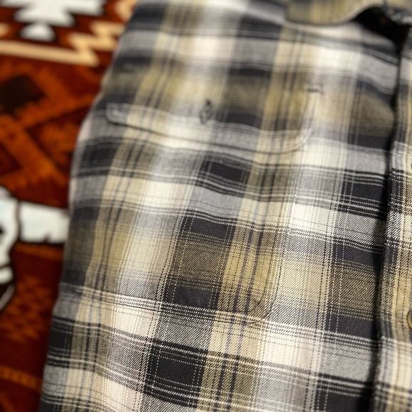CARHARTT MEN’S HUBBARD PLAID FLANNEL SHIRT - Picture 3 of 7